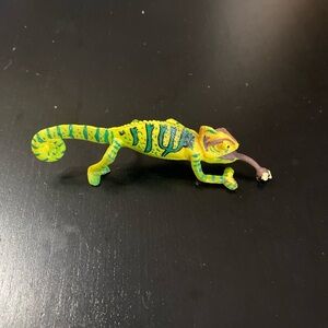 Colorful Chameleon Figurine